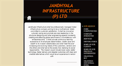 Desktop Screenshot of jandhyalainfra.com